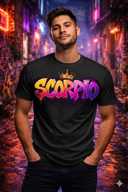 Scorpio Men Cotton Half Sleeves T-Shirt TTF-506 - The Trendy Fashions
