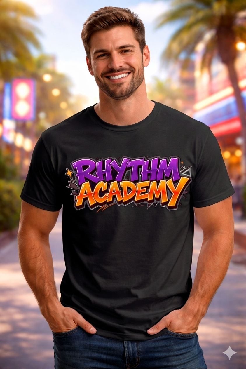 Rhythm Academy Men Cotton Half Sleeves T-Shirt TTF-512 - The Trendy Fashions
