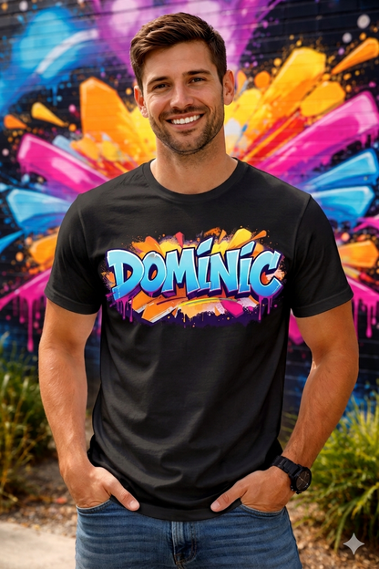 Dominic Men Cotton T-Shirt Half Sleeves TTF-535