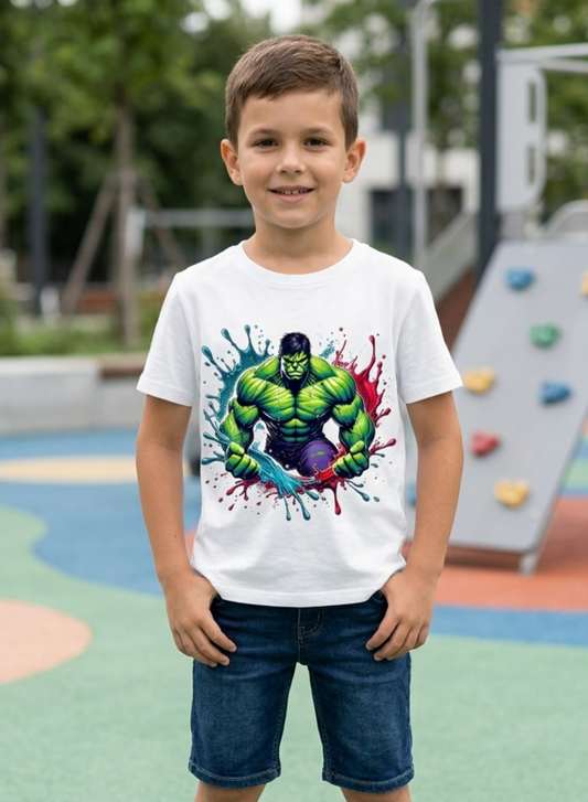 Hulk Kid Cotton T-Shirt Half Sleeves TTF-1012