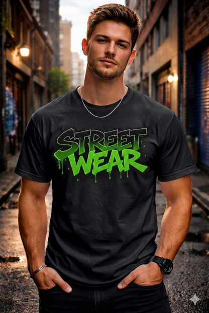 Street Wear Men Cotton Half Sleeves T-Shirt TTF-505 - The Trendy Fashions