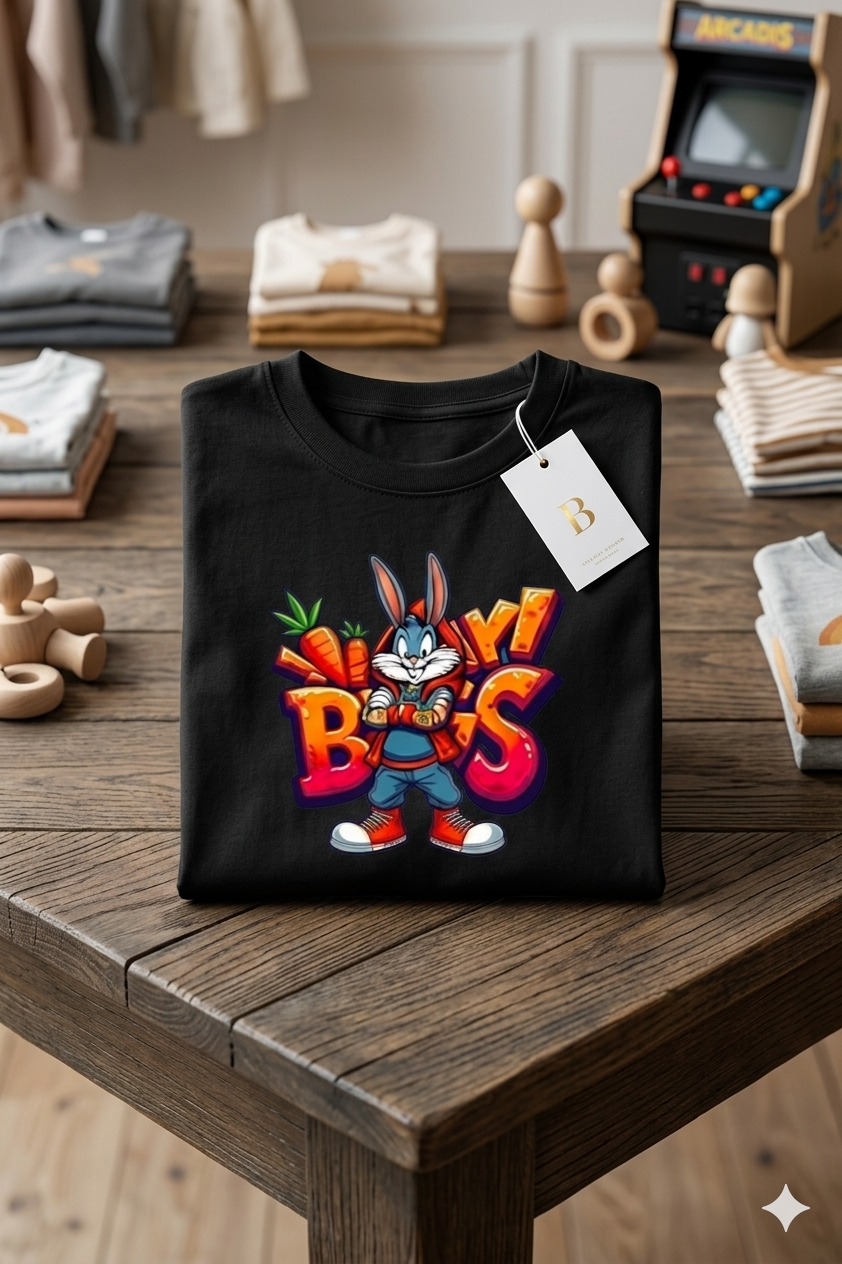 Bunny Kid Cotton T-Shirt Half Sleeves TTF-1003