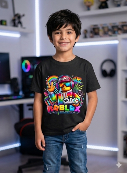 Rablox Kid Cotton T-Shirt Half Sleeves TTF-1014