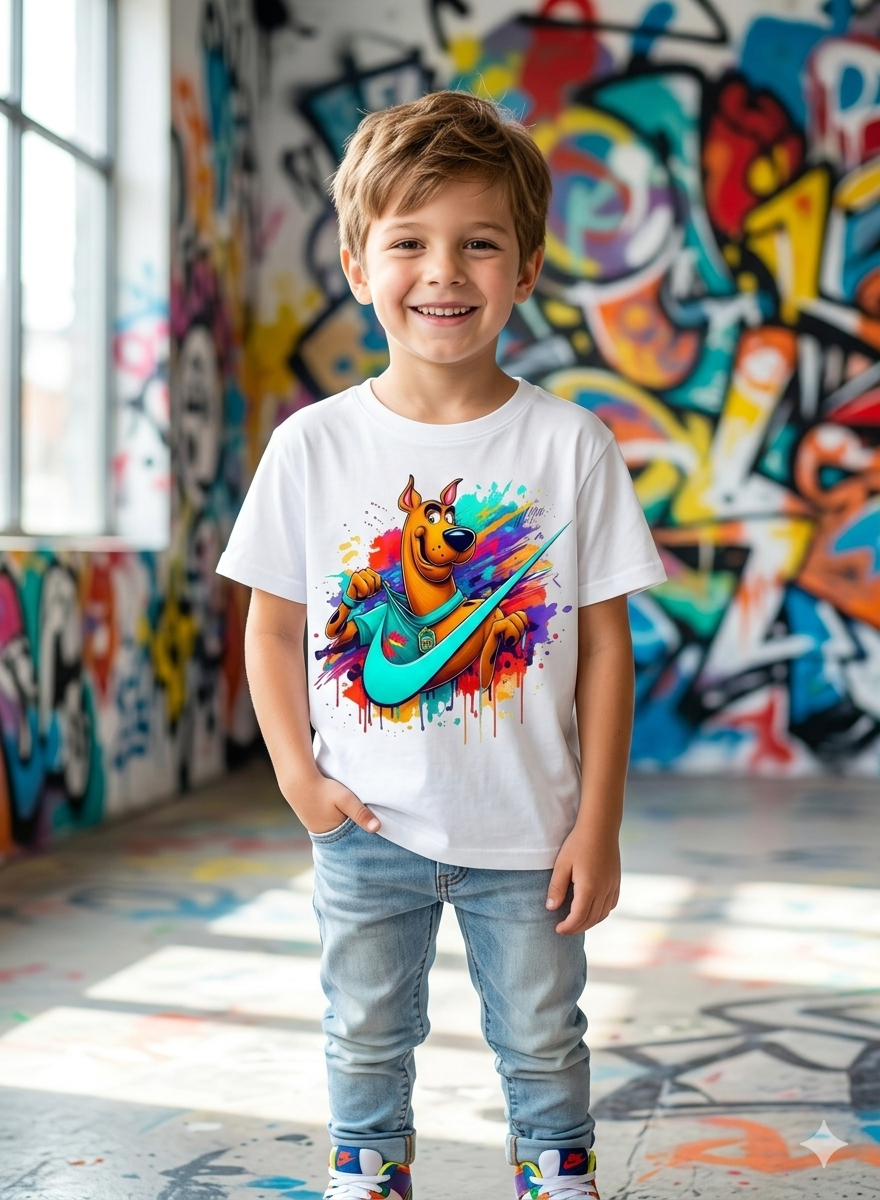 Scooby-Doo Kid Cotton T-Shirt Half Sleeves TTF-1004