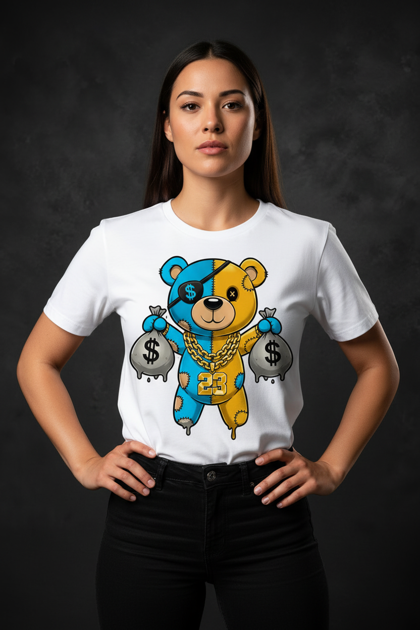 Bear Female premium Cotton T-Shirt Half Sleeves TTF-603