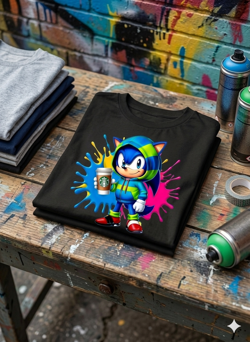 Sonic Kid Cotton T-Shirt Half Sleeves TTF-1015