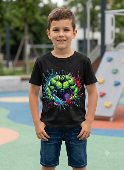 Hulk Kid Cotton T-Shirt Half Sleeves TTF-1012