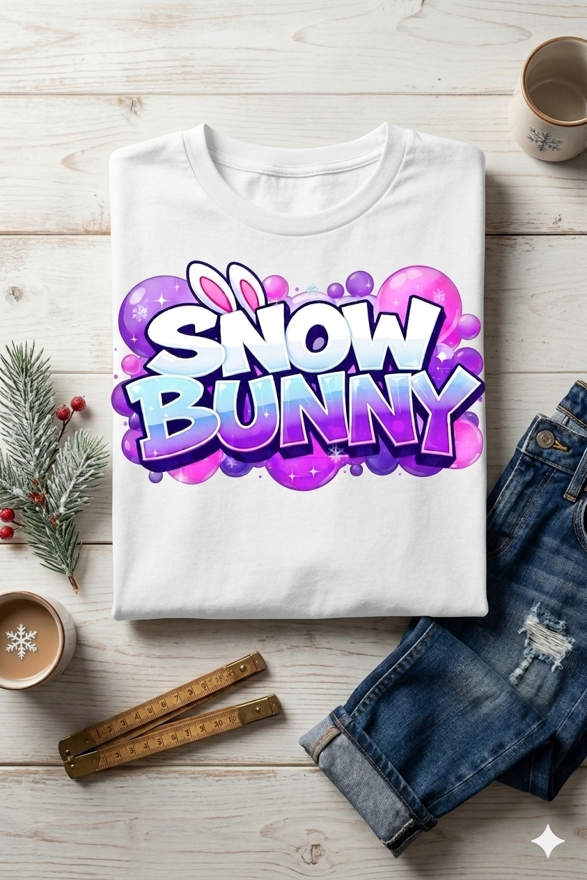 Snow Bunny Men Cotton T-Shirt Half Sleeves TTF-533 - The Trendy Fashions