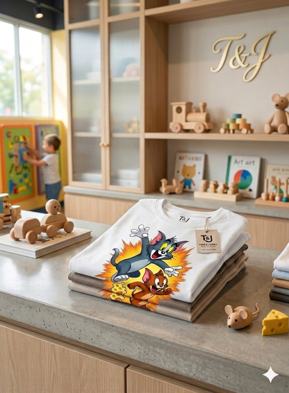 Tom & Jerry Kid Cotton T-Shirt Half Sleeves TTF-1001