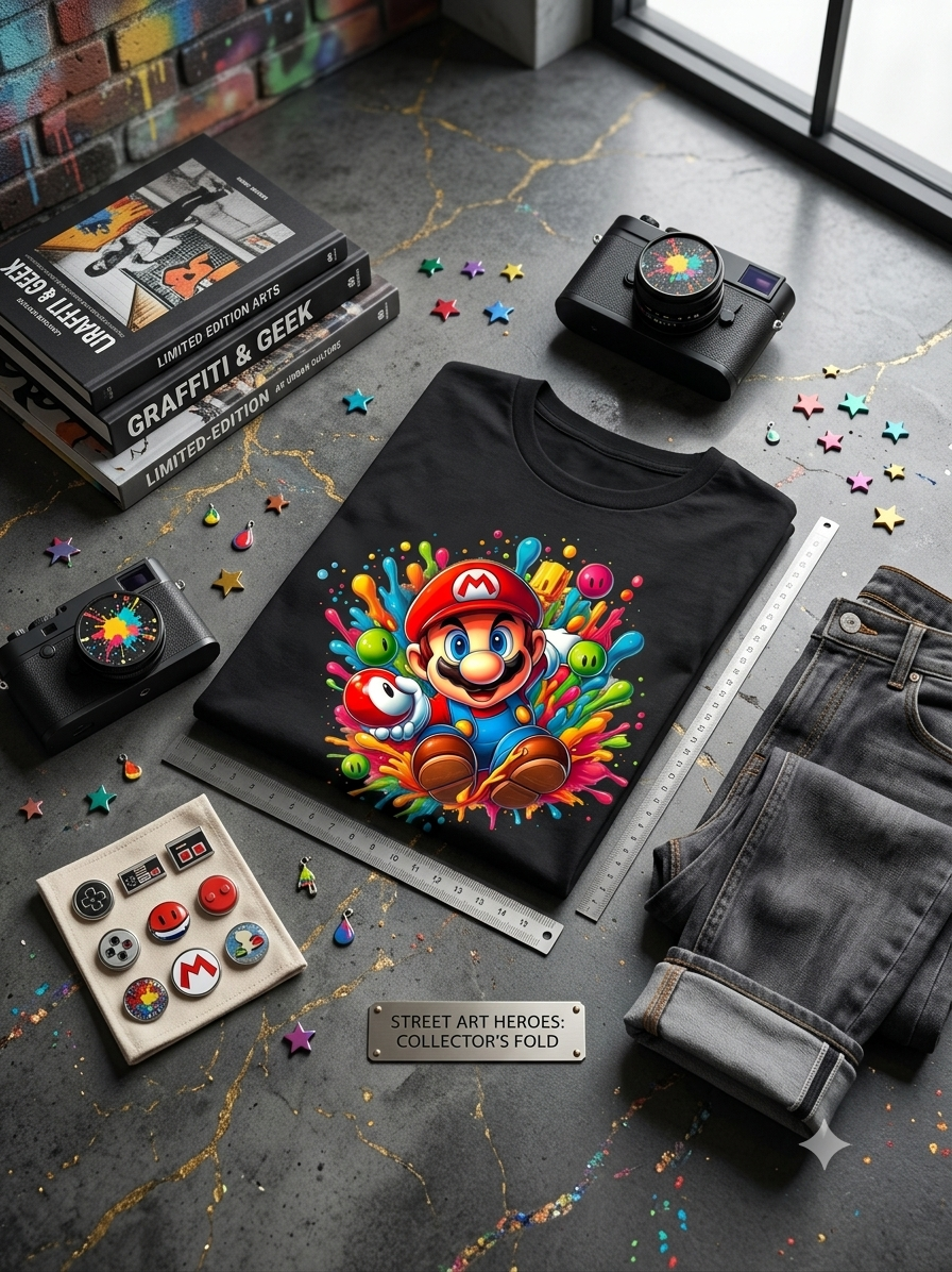 Mario Kid Cotton T-Shirt Half Sleeves TTF-1011