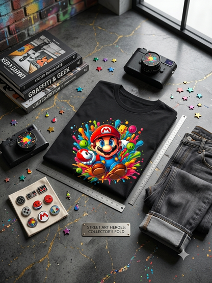 Mario Kid Cotton T-Shirt Half Sleeves TTF-1011