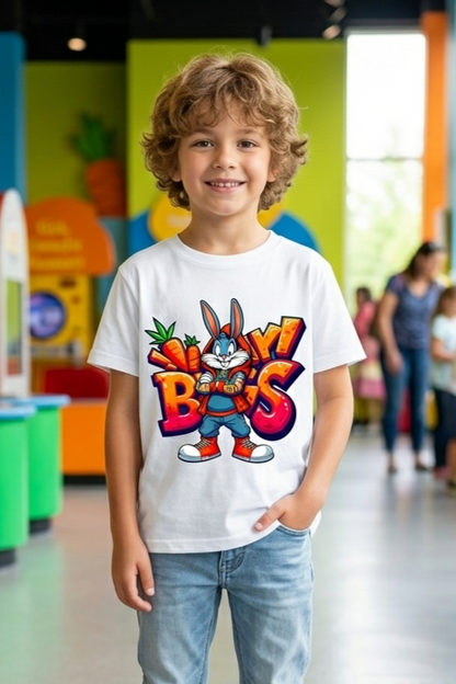 Bunny Kid Cotton T-Shirt Half Sleeves TTF-1003