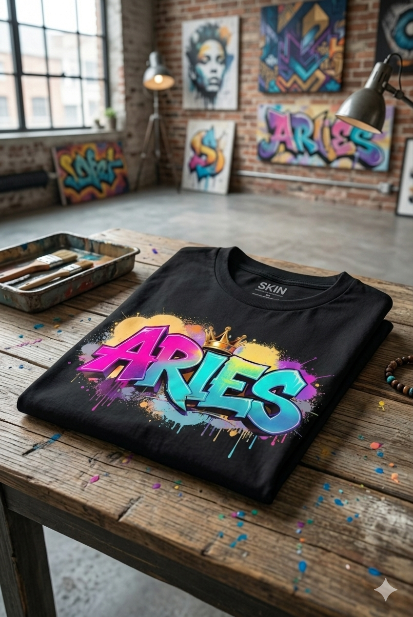 Aries Men Cotton T-Shirt Half Sleeves TTF-527