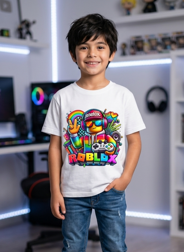 Rablox Kid Cotton T-Shirt Half Sleeves TTF-1014