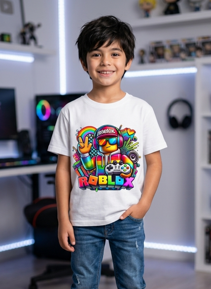 Rablox Kid Cotton T-Shirt Half Sleeves TTF-1014