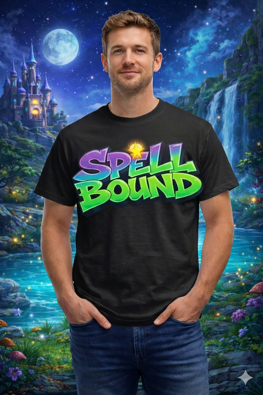 Spell Bound Men Cotton T-Shirt Half Sleeves TTF-516