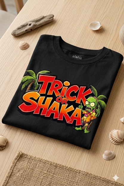 Trick or Shaka Men Cotton T-Shirt Half Sleeves TTF-532