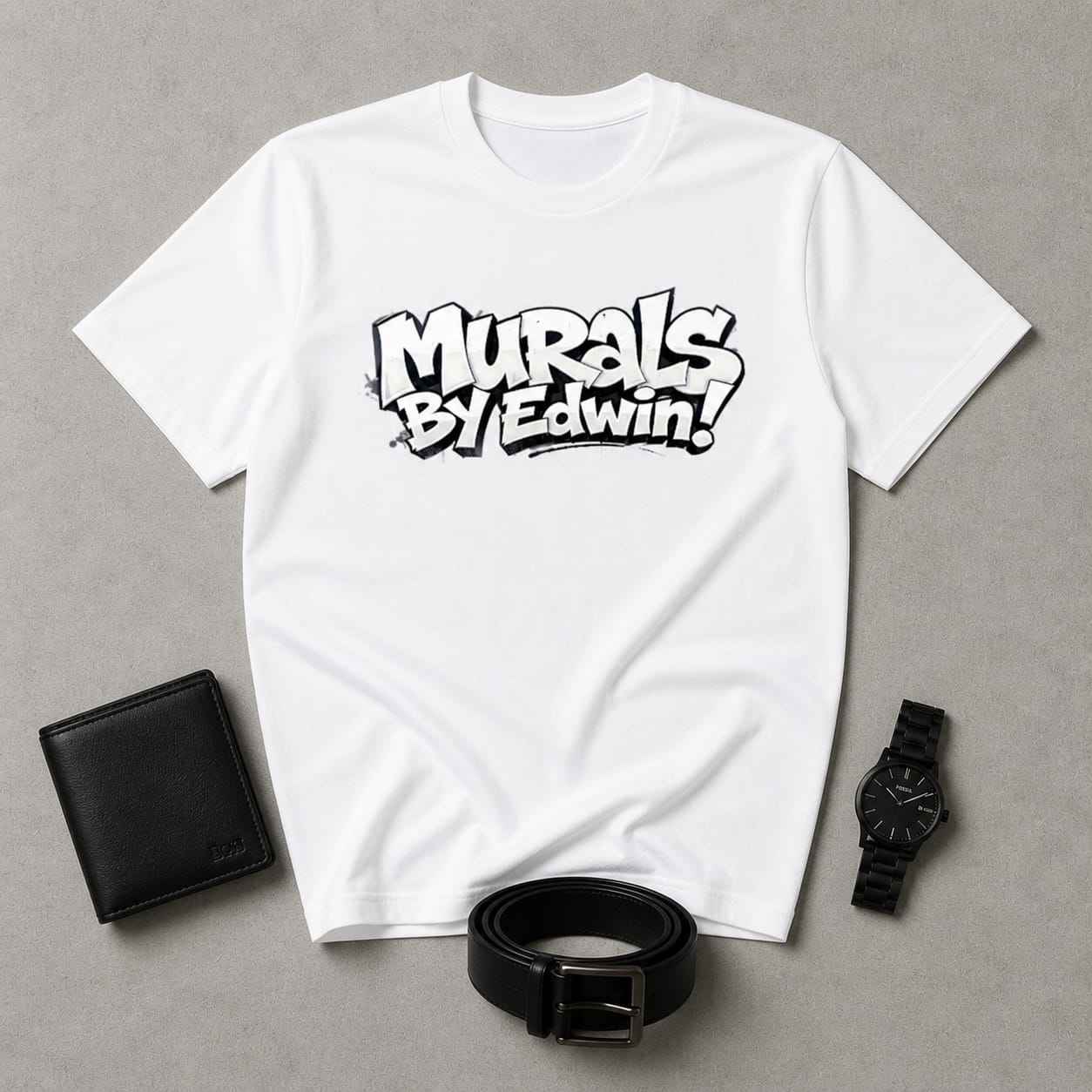 Murals Men Cotton Half Sleeves T-Shirt TTF-514 - The Trendy Fashions