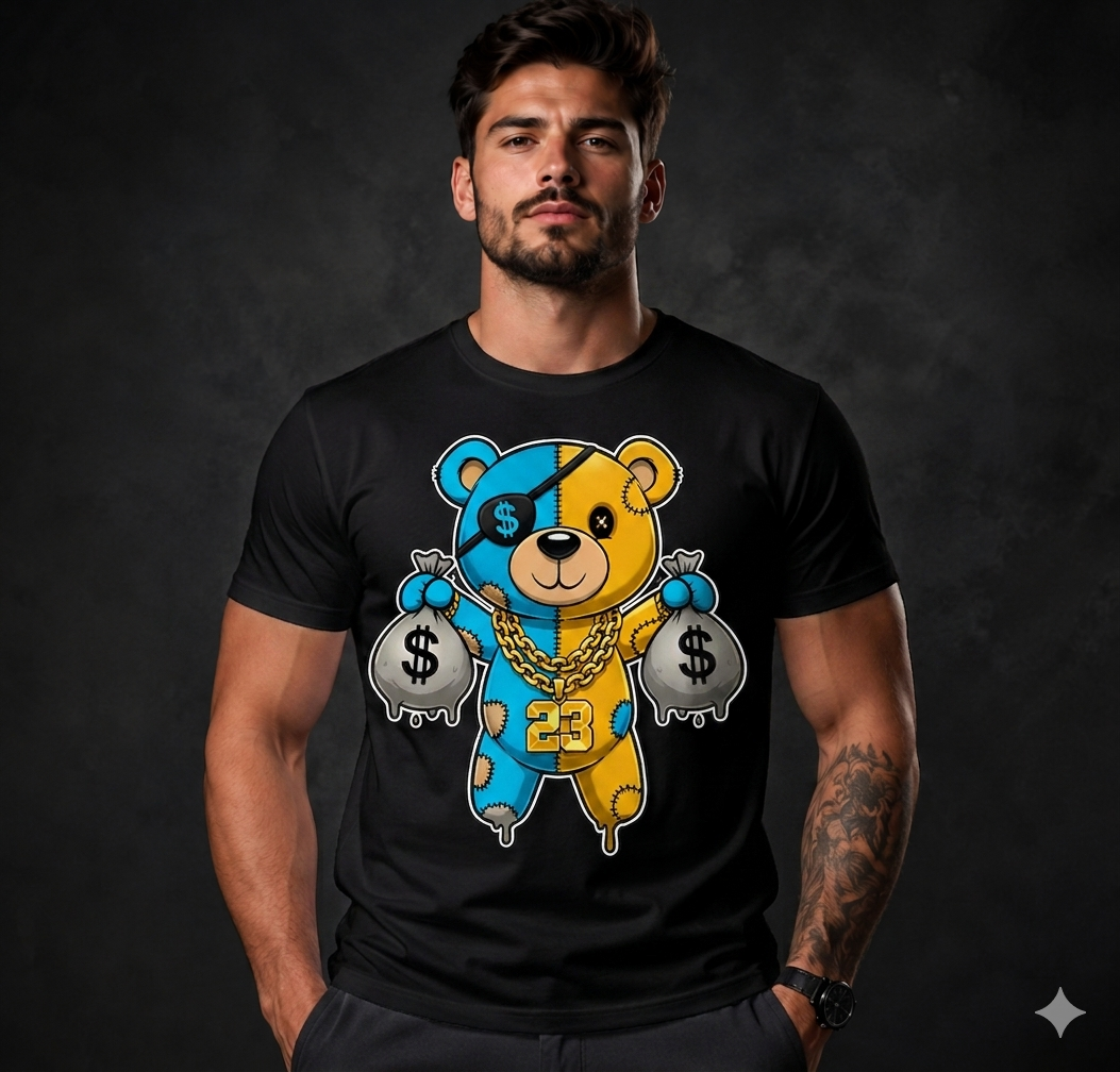 Bear Men premium Cotton T-Shirt Half Sleeves TTF-603