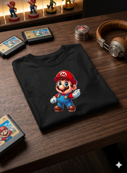 Mario Kid Cotton T-Shirt Half Sleeves TTF-1016