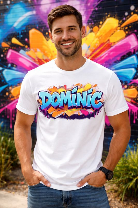 Dominic Men Cotton T-Shirt Half Sleeves TTF-535