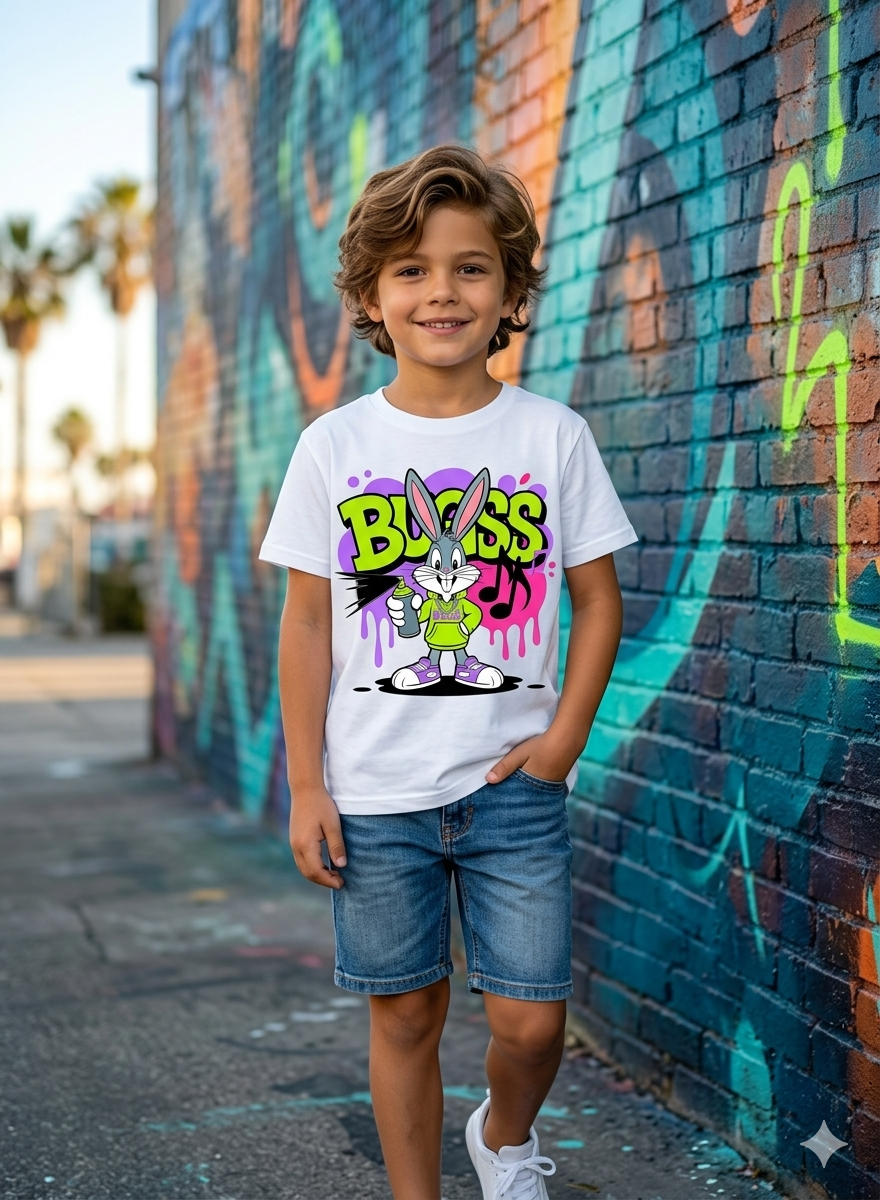 Bugss Kid Cotton T-Shirt Half Sleeves TTF-1018