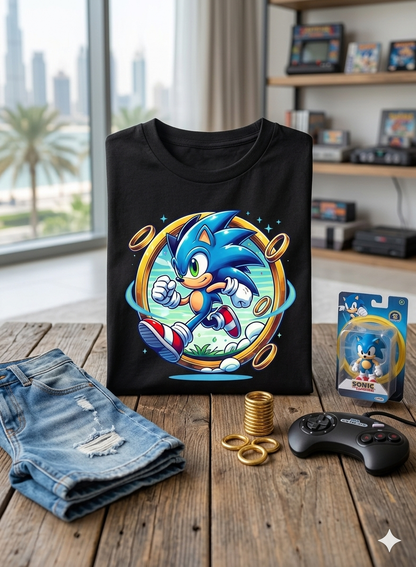 Sonic Kid Cotton T-Shirt Half Sleeves TTF-1017