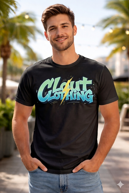 Clout Clothing Men Cotton T-Shirt Half Sleeves TTF-517