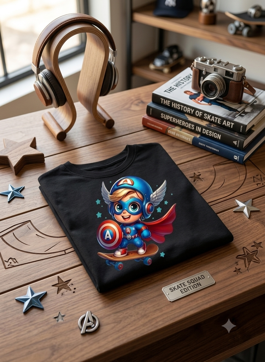 Captain Squad Kid Cotton T-Shirt Half Sleeves TTF-1010