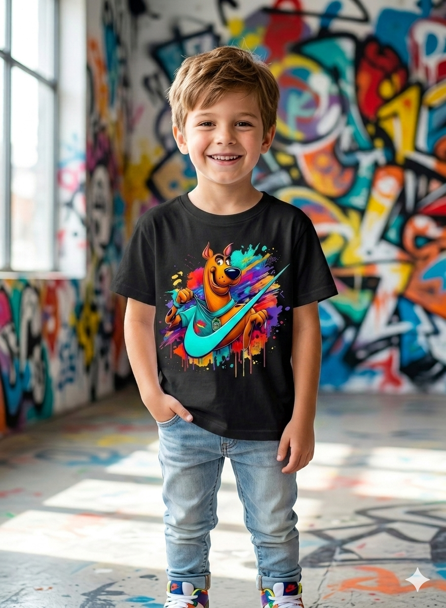 Scooby-Doo Kid Cotton T-Shirt Half Sleeves TTF-1004