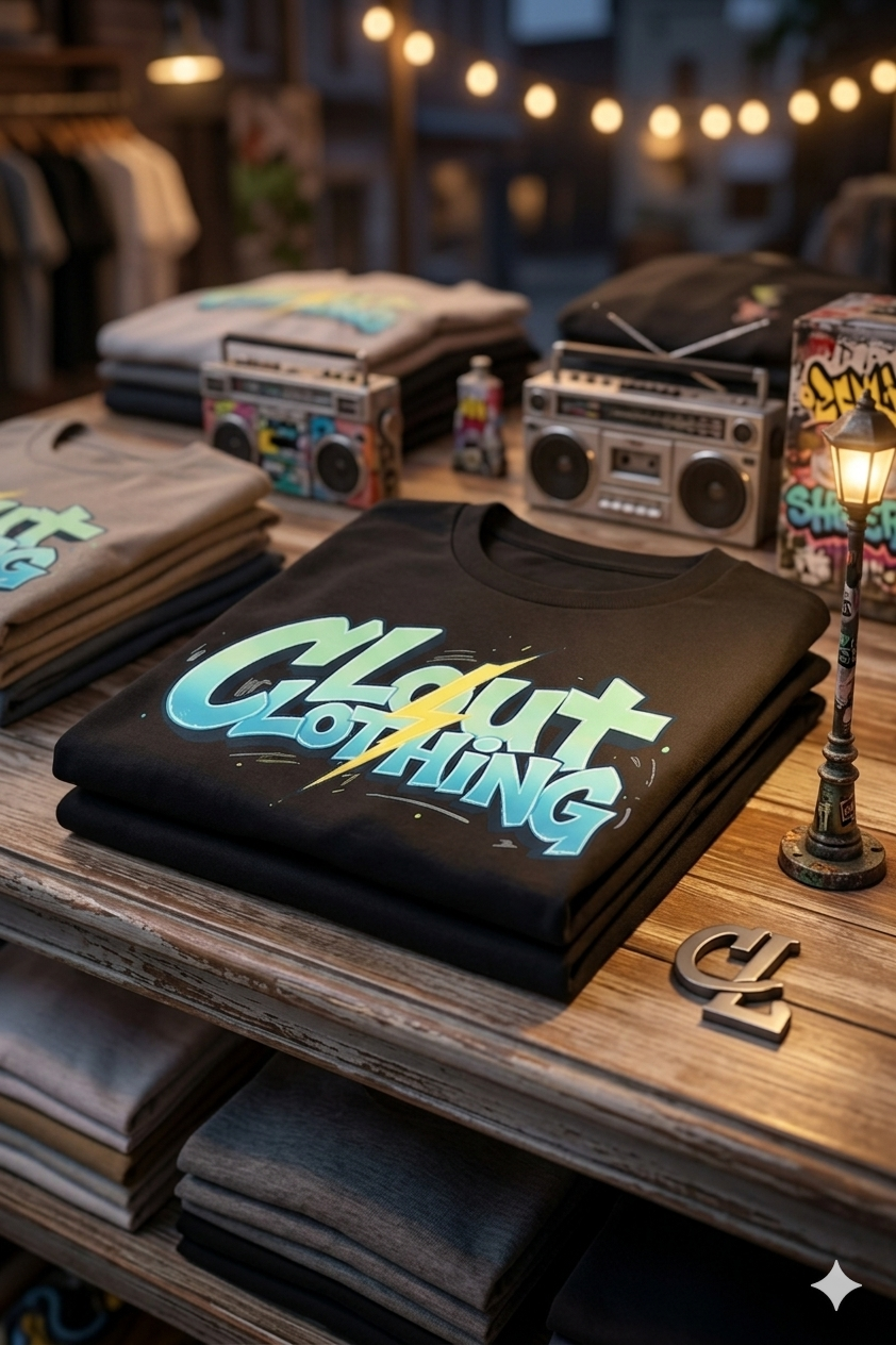 Clout Clothing Men Cotton T-Shirt Half Sleeves TTF-517