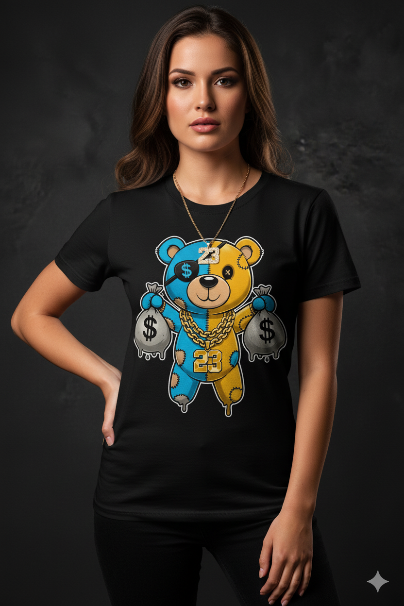 Bear Female premium Cotton T-Shirt Half Sleeves TTF-603