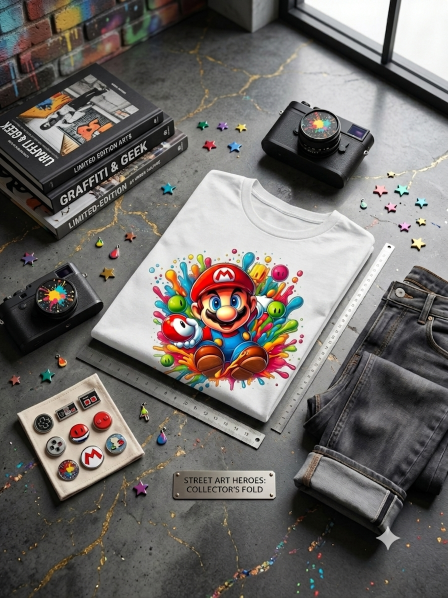 Mario Kid Cotton T-Shirt Half Sleeves TTF-1011