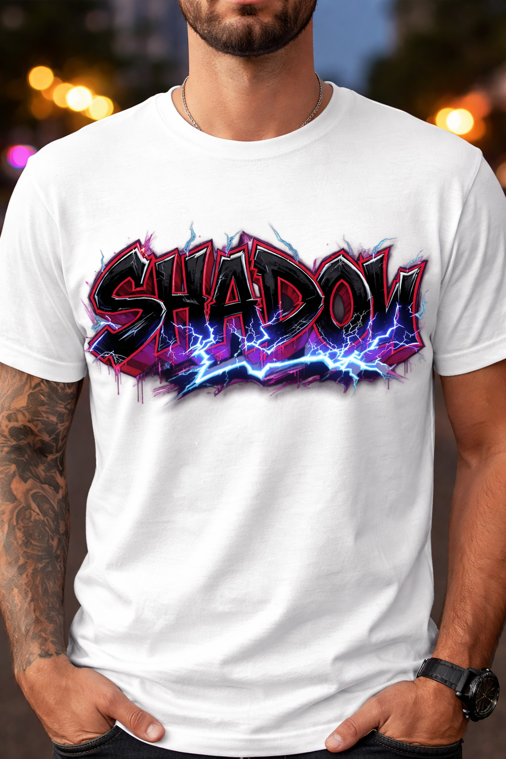 Shadow Men Cotton T-Shirt Half Sleeves TTF-522