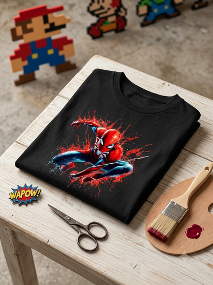 Spider-Man Kid Cotton T-Shirt Half Sleeves TTF-1005