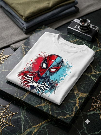 Spider-Man Kid Cotton T-Shirt Half Sleeves TTF-1009