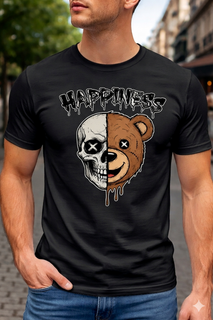 Happines Men premium Cotton T-Shirt Half Sleeves TTF-602