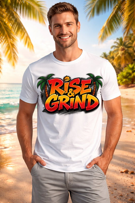 Rise & Grind Men Cotton T-Shirt Half Sleeves TTF-525