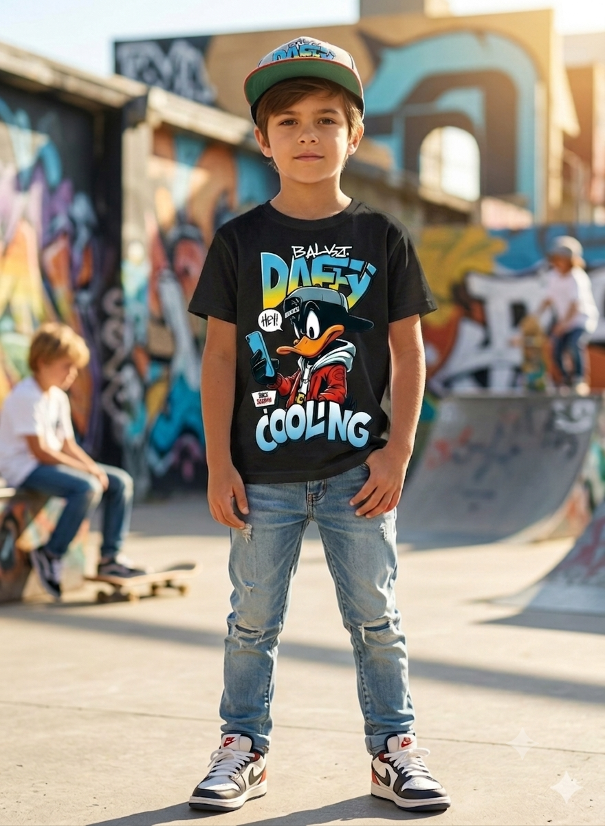 Daffy Kid Cotton T-Shirt Half Sleeves TTF-1007