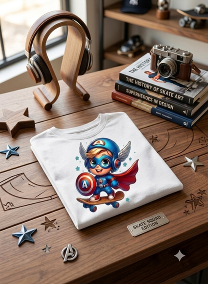 Captain Squad Kid Cotton T-Shirt Half Sleeves TTF-1010
