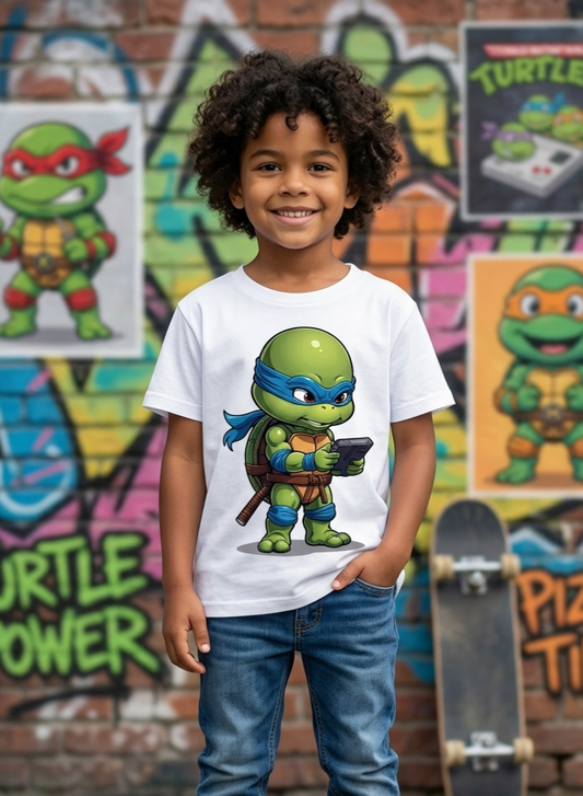 Ninja Turtle Kid Cotton T-Shirt Half Sleeves TTF-1013