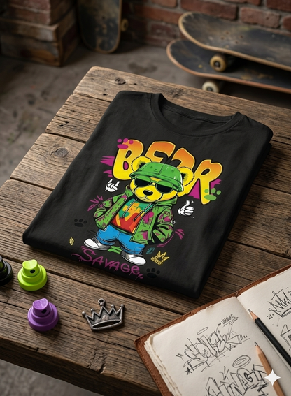 Bear Kid Cotton T-Shirt Half Sleeves TTF-1021